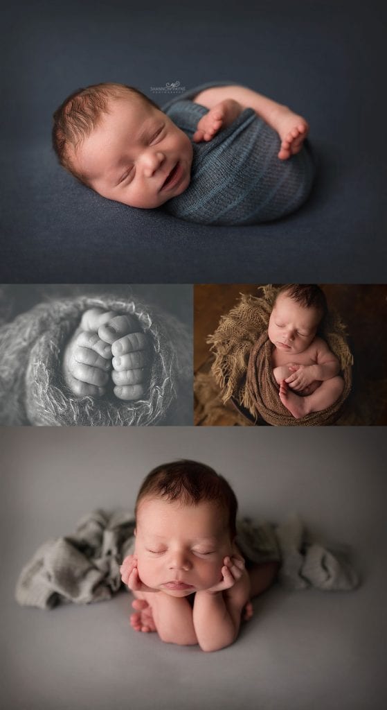 newbornboyposing Nashville Infant Photographer