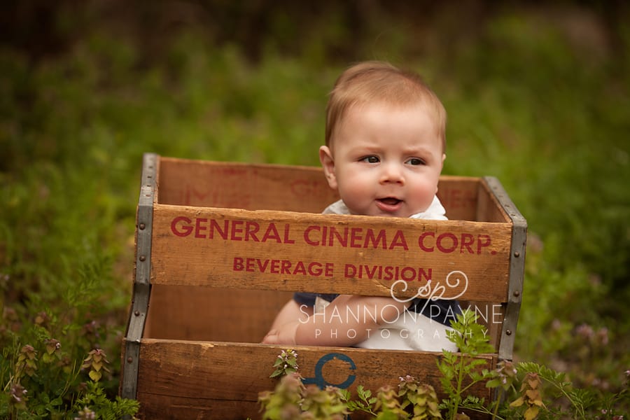  Ethan 6 Months | {Hendersonville Brentwood Baby Photographer}