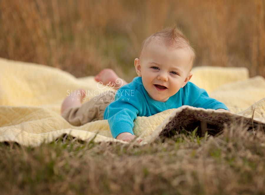 Nashville TN Baby Photographer  Kingston 6 Months | {Nashville Hendersonville Baby Photographer}