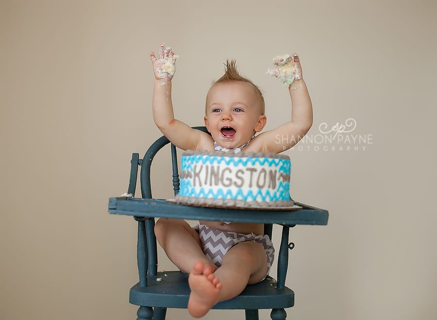 Nashville First Birthday Photographer Image  Kingston | {Brentwood Franklin Baby Photography Studio}