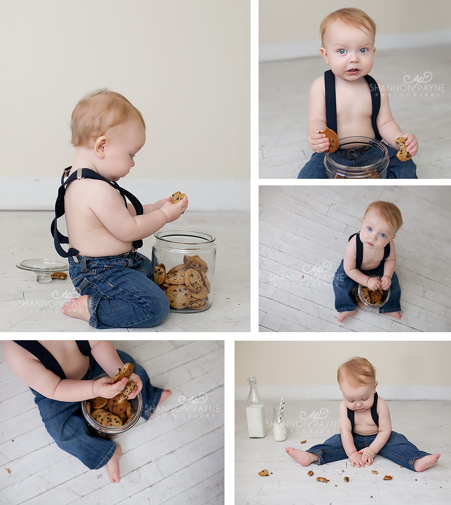 Nashville TN Baby Photographer  Cookies and Milk | {Nashville TN First Birthday Photographer}