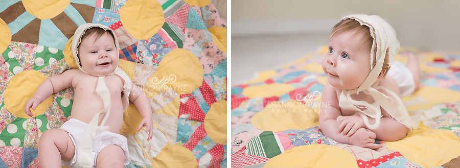  Ellie 4 Months | {Gallatin Hendersonville Baby Photographer}