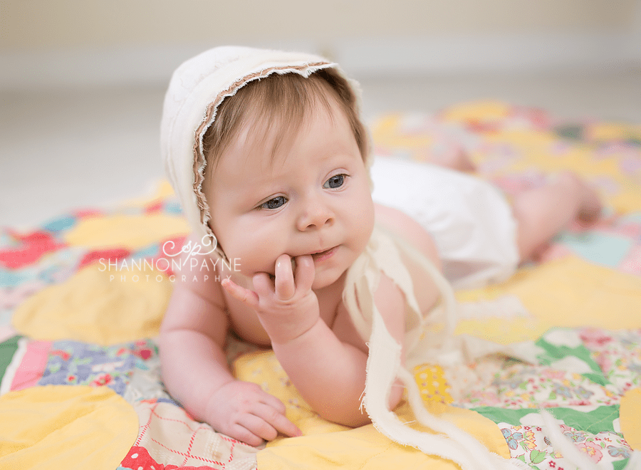 Ellie 4 Months | {Gallatin Hendersonville Baby Photographer}