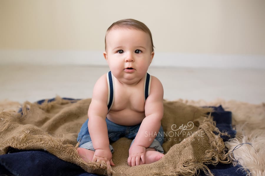  Weston 6 Months | {Nashville Hendersonville Baby Photographer}
