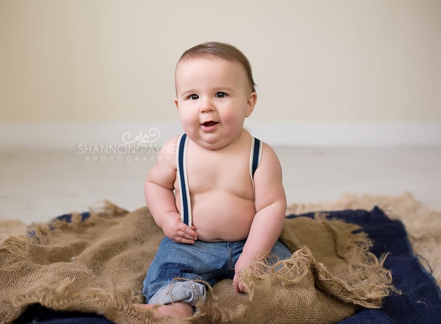  Weston 6 Months | {Nashville Hendersonville Baby Photographer}