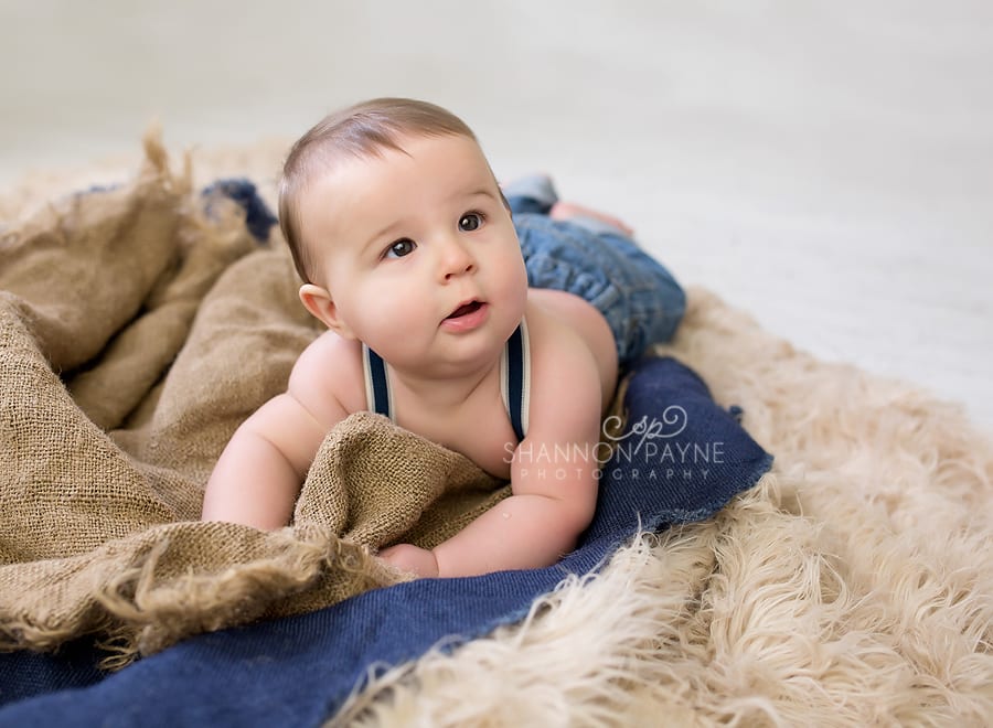  Weston 6 Months | {Nashville Hendersonville Baby Photographer}