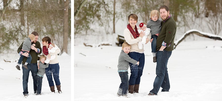  Family Snow Day | {Nashville Hendersonville Family Photographer}