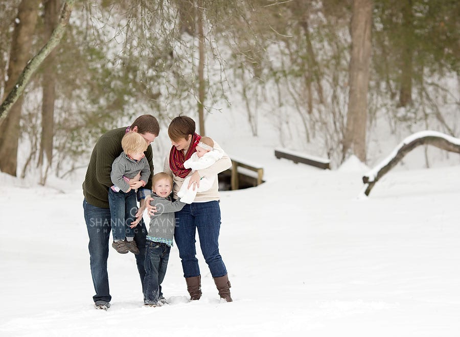  Family Snow Day | {Nashville Hendersonville Family Photographer}