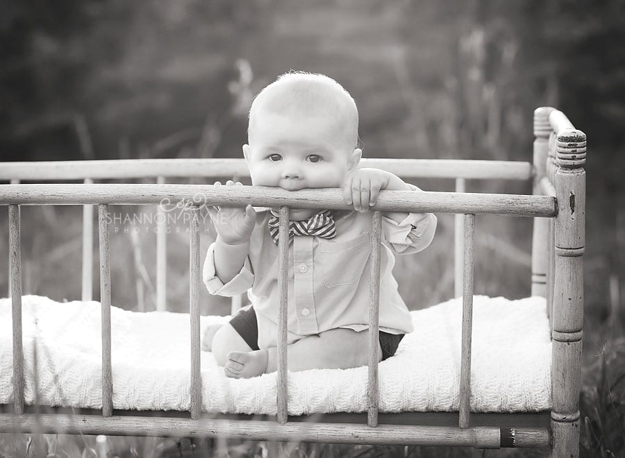  Garrett 6 Months | {Gallatin Brentwood Baby Photographer}