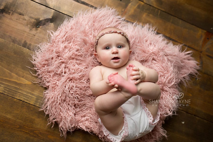  Carlie Jean 6 Months | {Nashville Hendersonville Baby Photographer}