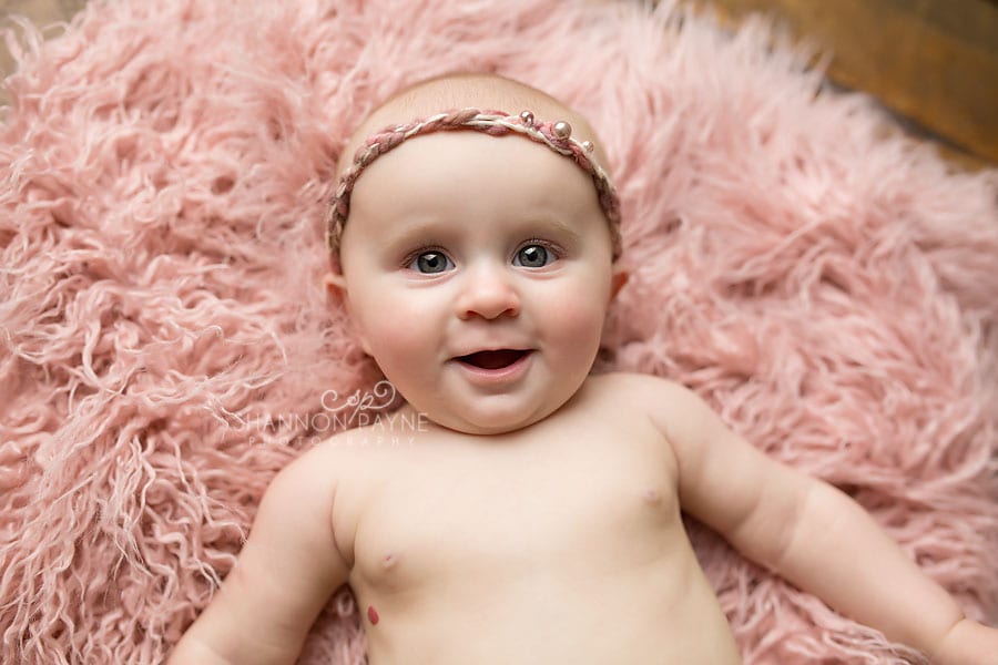 Carlie Jean 6 Months | {Nashville Hendersonville Baby Photographer}