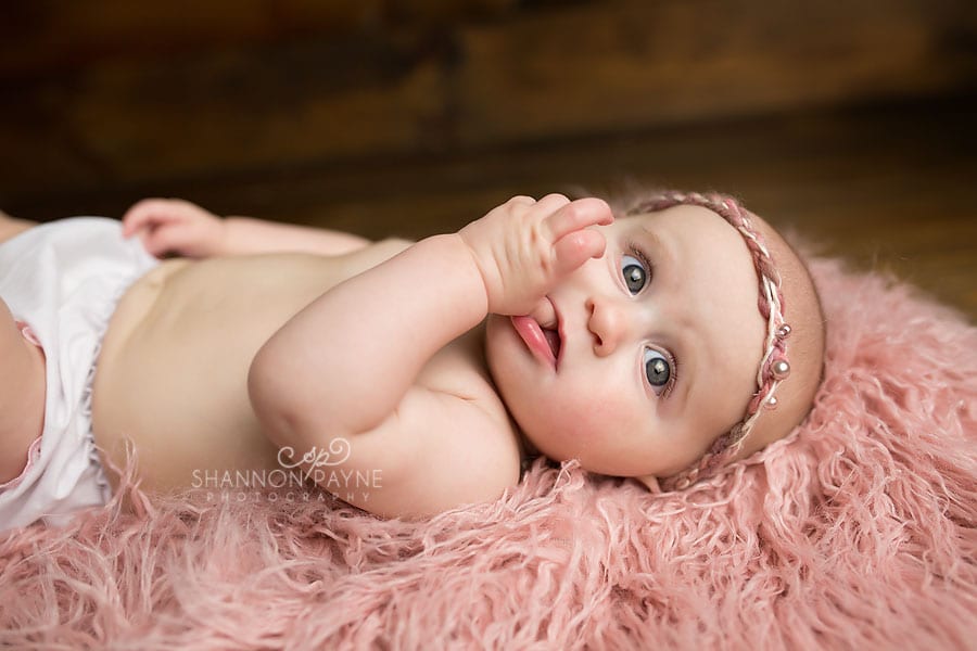 Carlie Jean 6 Months | {Nashville Hendersonville Baby Photographer}