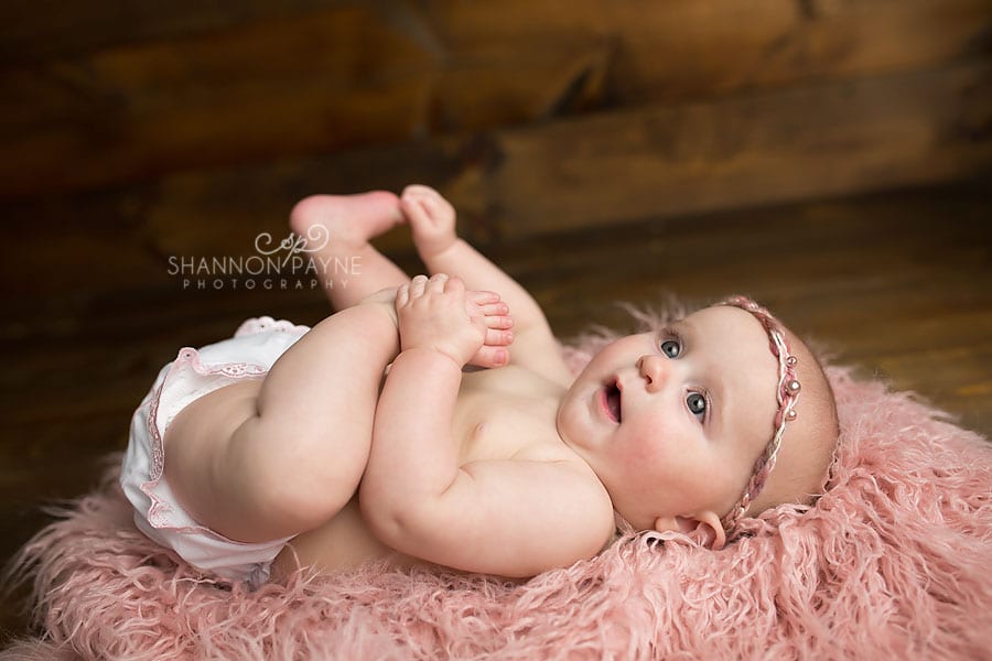 Carlie Jean 6 Months | {Nashville Hendersonville Baby Photographer}