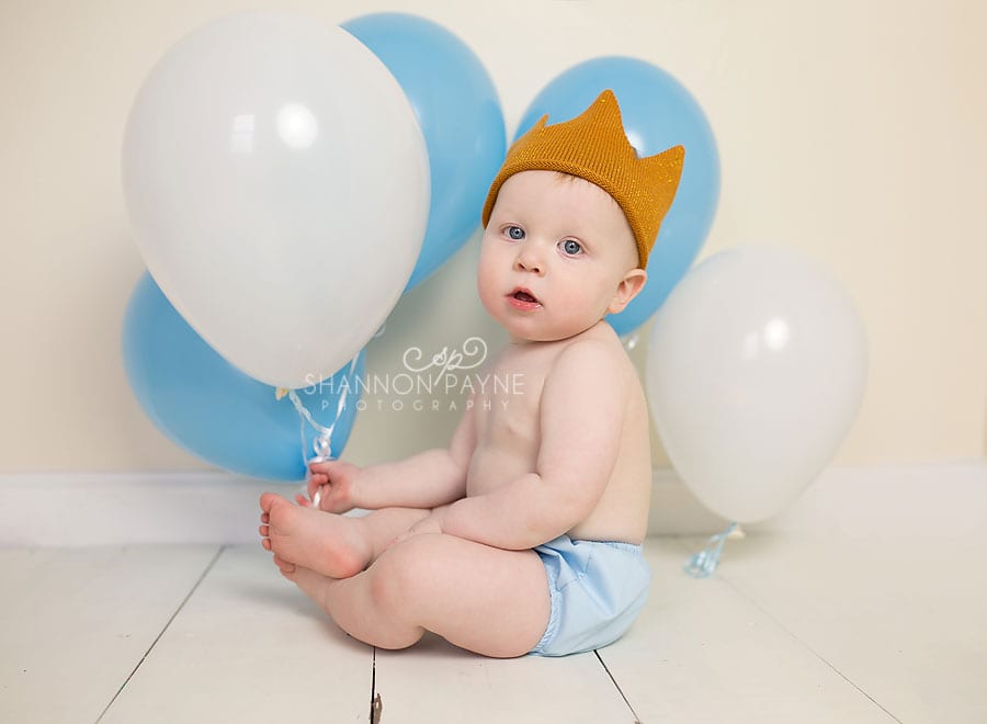  James 1 Year | {Nashville Brentwood Cake Smash Photographer}