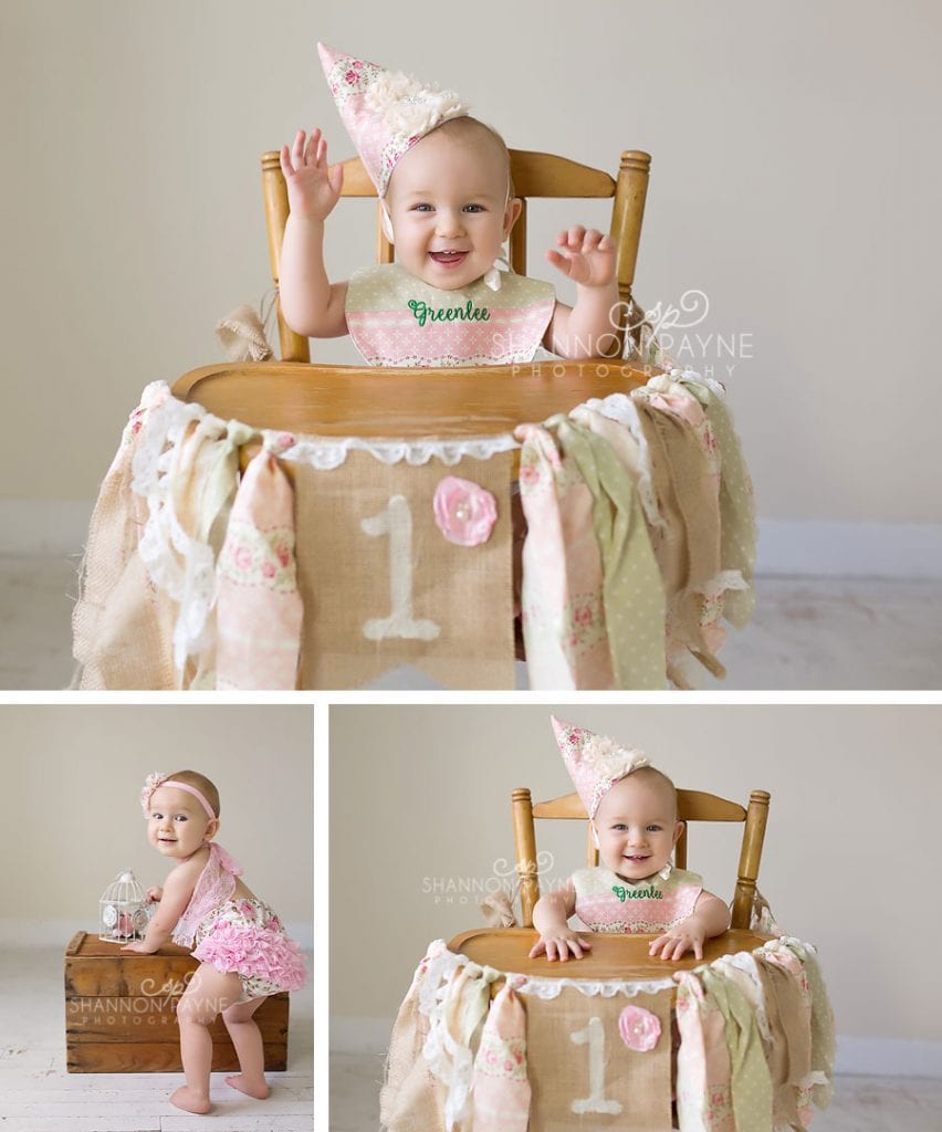  Greenlee 1 Year | {Nashville Hendersonville Cake Smash Photography}