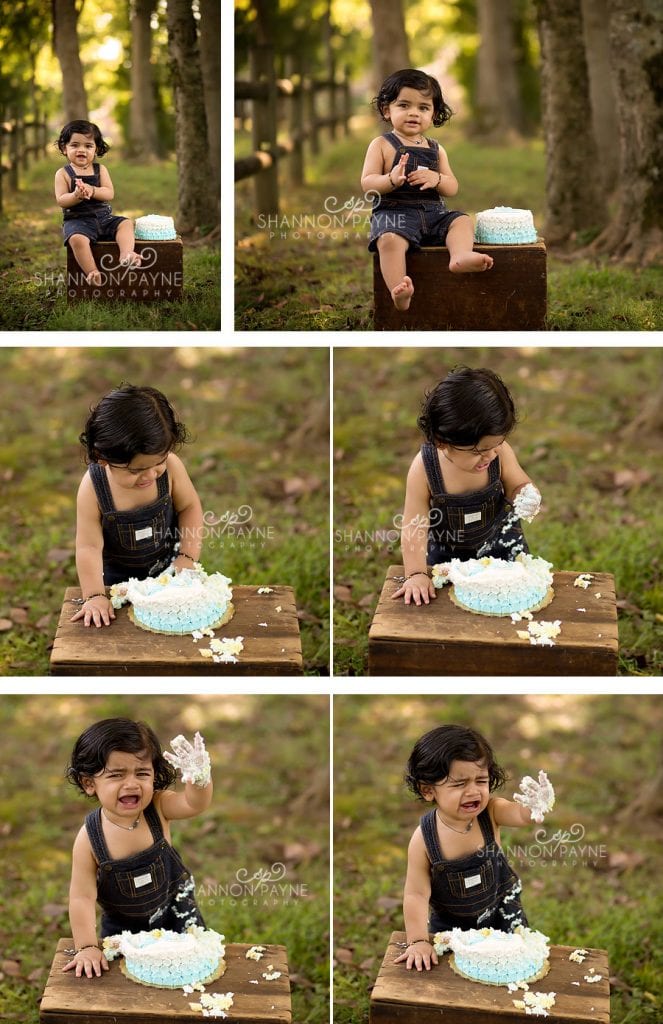 Jayen 1 Year | {Brentwood Franklin Cake Smash Photographer}