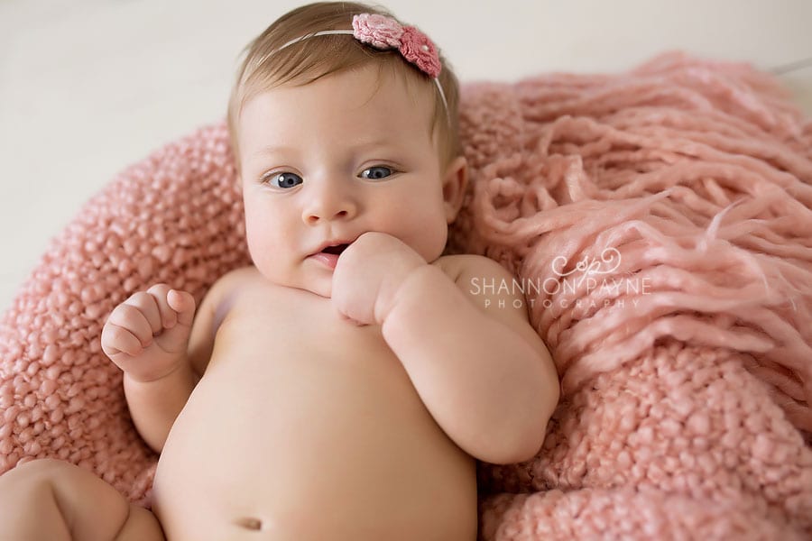  Madelyn 4 Months | {Hendersonville Gallatin Baby Photographer}