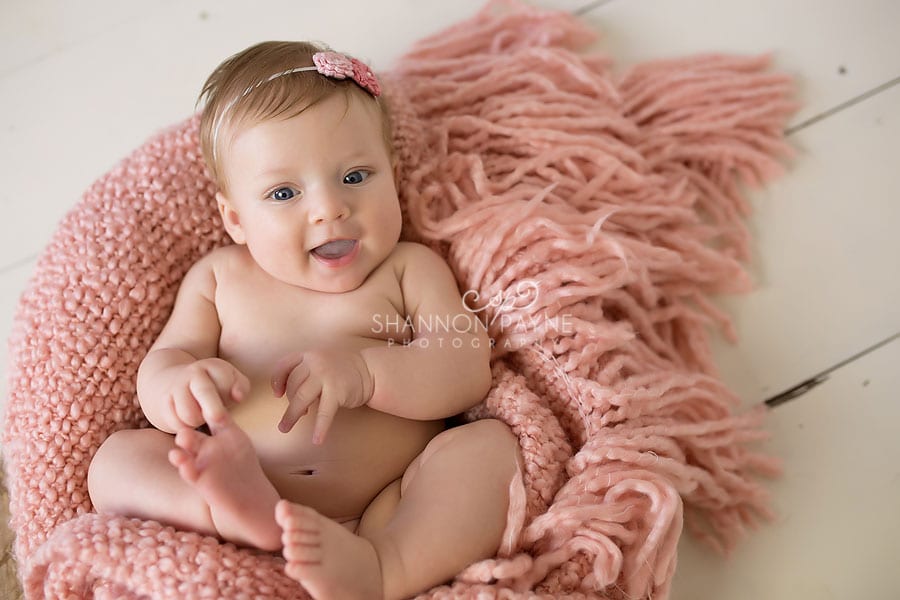  Madelyn 4 Months | {Hendersonville Gallatin Baby Photographer}