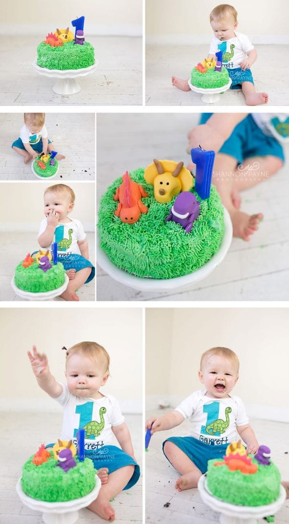 Garrett Turns 1 | {Gallatin Murfreesboro Cake Smash Photographer}