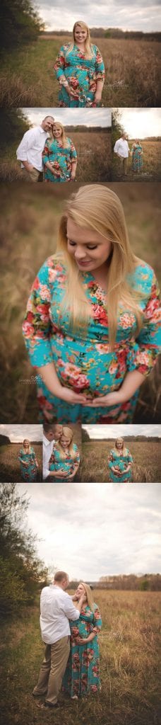 Nashville sunset maternity session