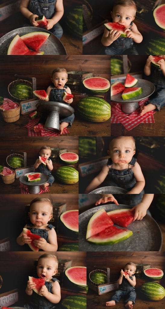 watermelon baby photoshoot