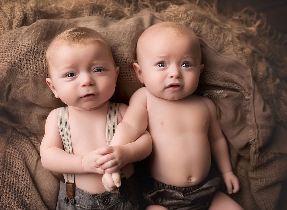  Nashville Twin Baby Milestone Photography