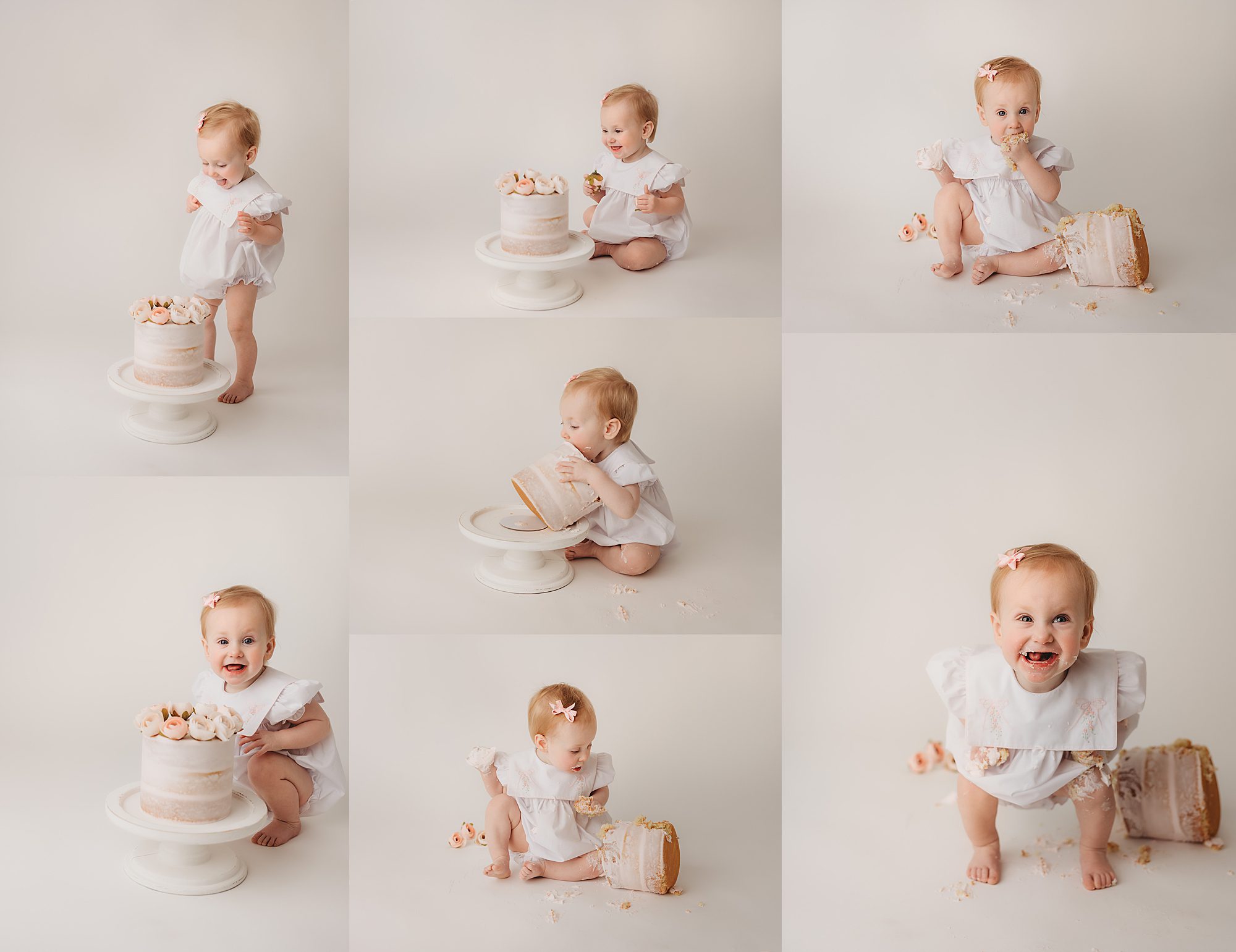 nashville cake smash photographer, baby birthday photography