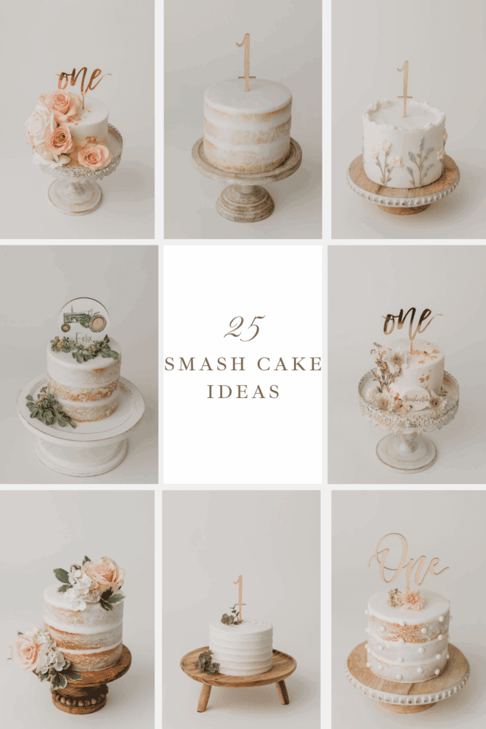  25 Smash Cake Ideas for 1st Birthday Photos
