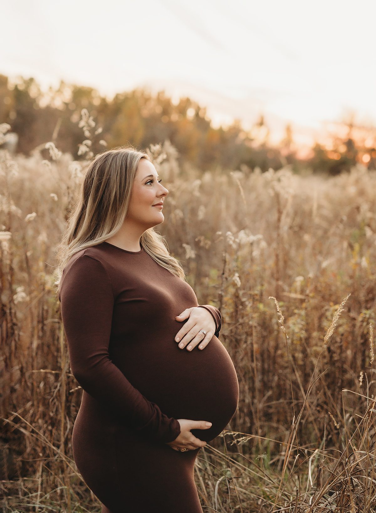  Outdoor Winter Maternity Photos in Nashville